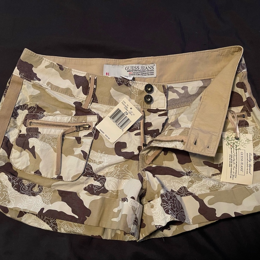 Guess Women's Camouflage Shorts